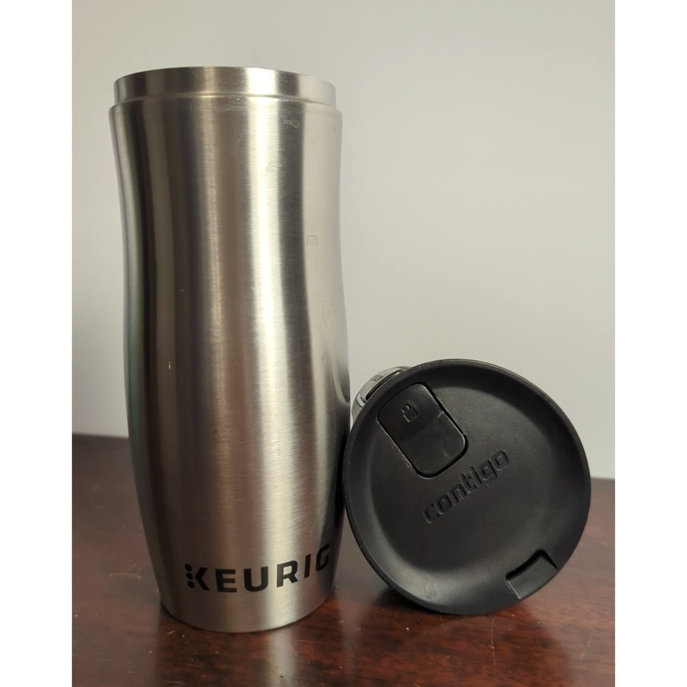 Contigo Keurig 14oz Autoseal Stainless Steel Travel Tumbler Silver Coffee Mug
